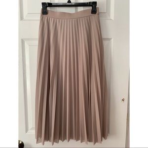 Maybe midi pleated skirt